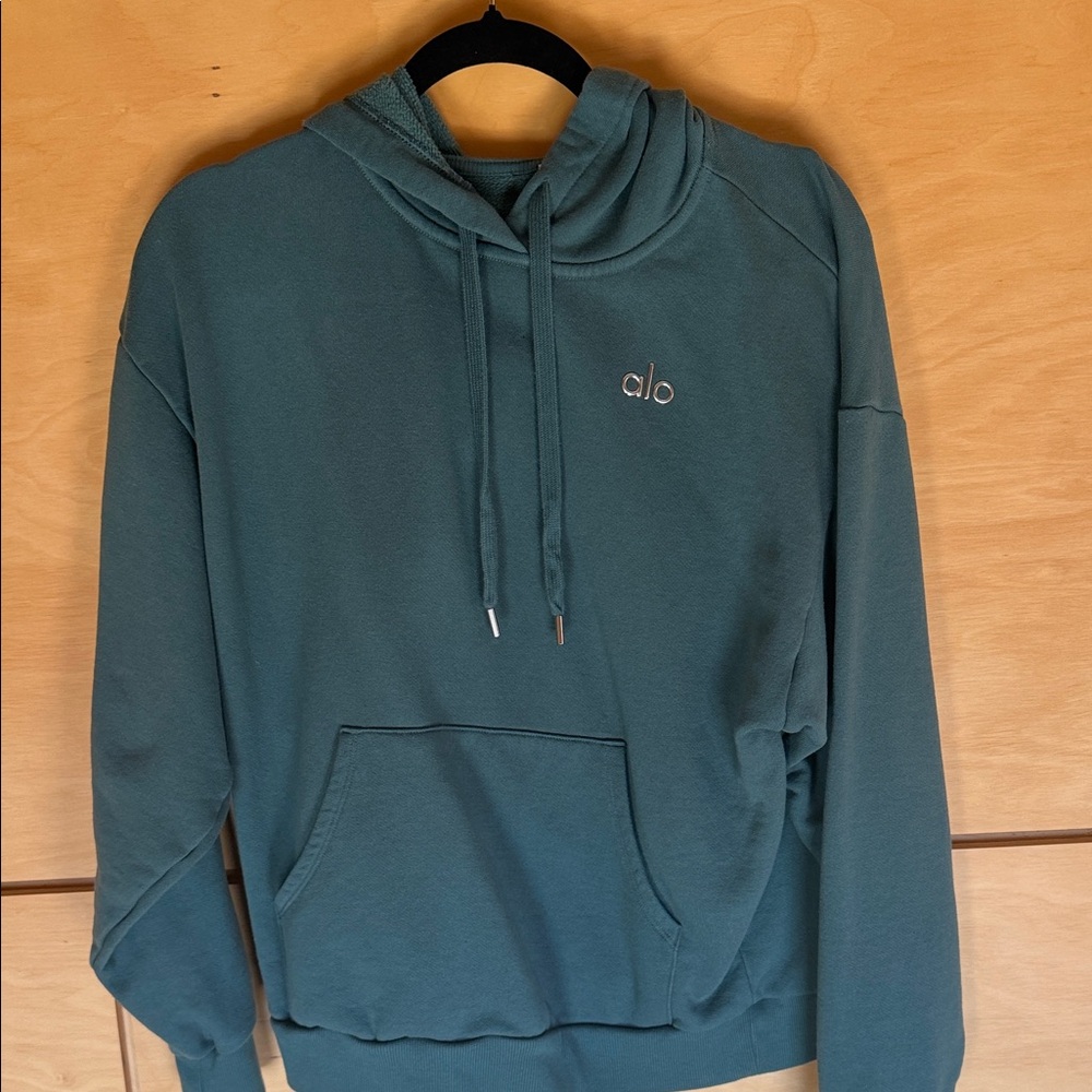 ALO Yoga Teal Hoodie